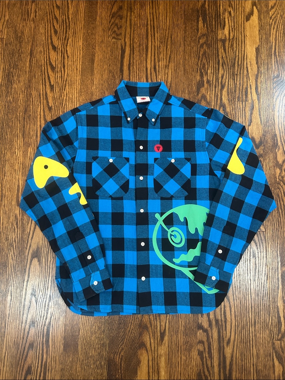 Ice Cream Billionaire Boys Club Printed Plaid Shirt